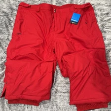 Columbia Bugaboo IV Snow Pants Mens Omni Heat Omni Tech RED- SIZE 4X/R
