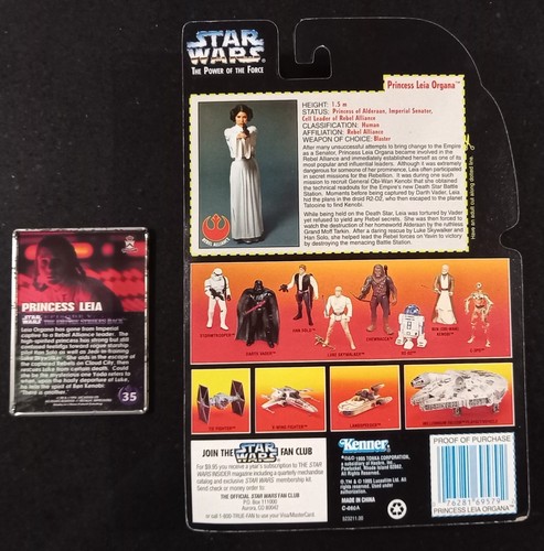 Star Wars Princess Leia 1995 PotF2 - Kenner + Metallic Impressions ref: M00101 - Picture 2 of 2