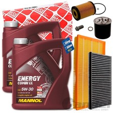 FEBI FILTER INSPEKTIONS SET+MOTORÖL 5W30 für MERCEDES VIANO VITO CDI W639