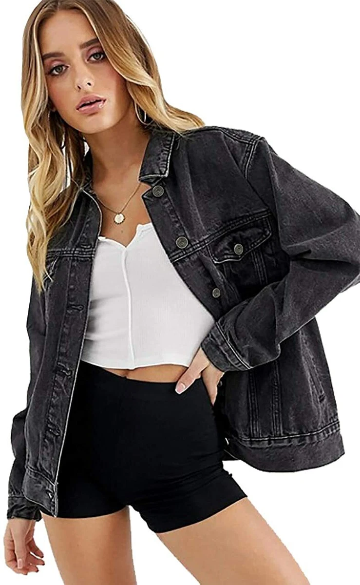 Oversized vintage hotsell jean jacket