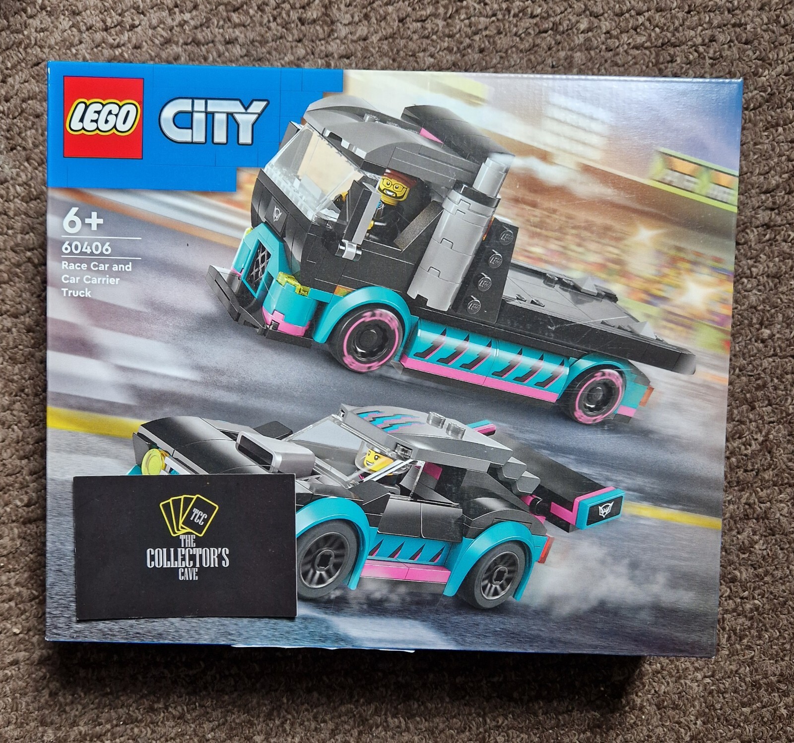 Lego City Race Car and Car Carrier Truck Set 60406 | Lego City