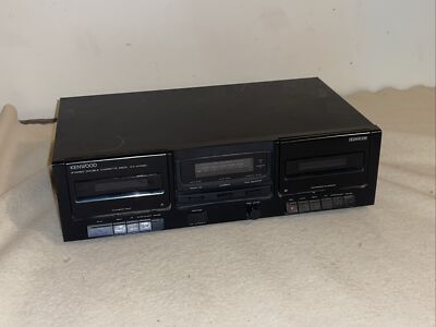 Vintage Kenwood KX-W1060 Stereo Double Cassette Recording/Playback