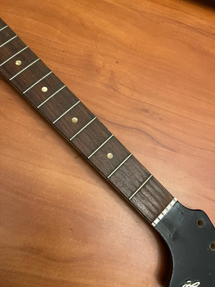 Cuello de guitarra Hagstrom I II III vintage años 60 6 cuerdas negro Foto 3 de 4