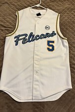 GORKYS HERNANDEZ 2008 GAME WORN JERSEY #5 MYRTLE BEACH PELICANS ATLANTA BRAVES