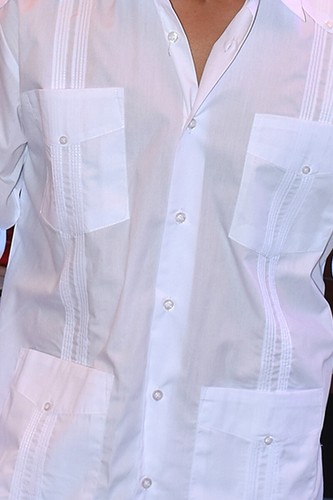 Buy Guayabera Shirt Men Classic Cotton Chacavana 4 Pkt Long Sleeve Cuban Mexican Online In Turkey