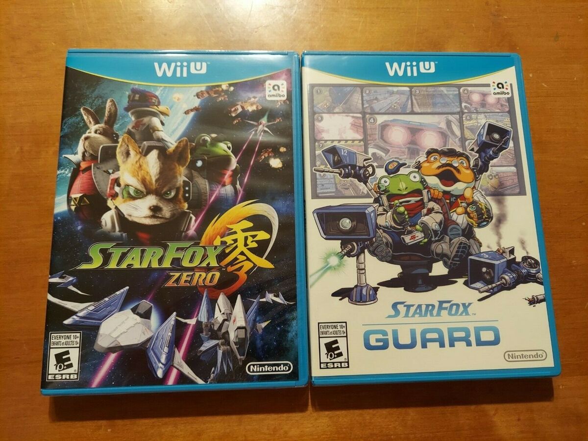 LOT Nintendo Wii U Star Fox Zero + Star Fox Guard Bundle 2 FACTORY SEALED  GAMES