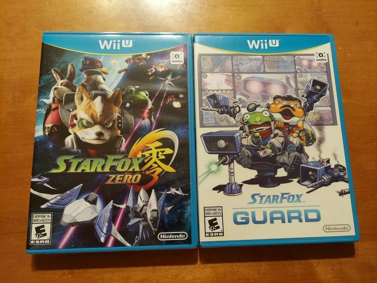 Star Fox Zero + Star Fox Guard (Wii U, 2016) Two Games Included