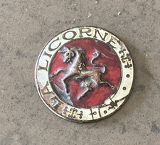 Insigne de Calandre CORRE LA LICORNE - Badge Émaillé Voiture Ancienne Collection