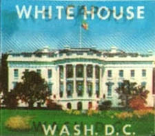 US Capitol / White House Small VARI-VUE Lenticular Flicker 1 1/4" by 1 1/8" in.