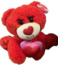 First  Main Teddy Red Bear Plush Stuffed Heart 10  Buster Bear Valentines