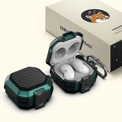 Shockproof Keychain Case Cover For Samsung Galaxy Buds 2 Pro