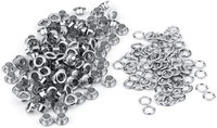 ÖSen, 5 Mm 100 StüCk Silberfarbene MetallöSen ÖSen Und Unterlegscheiben ÖSen Kit