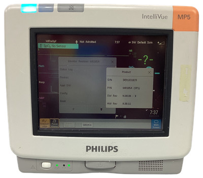 PHILIPS INTELLIVUE MP5 PATIENT MONITOR !