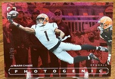 2024 Photogenic Football - Ja’Marr Chase - Red /49 - Cincinnati Bengals