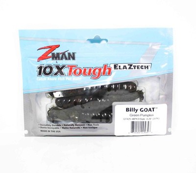 Zman Soft K�der Billy Goat 4.25 Zoll 3/Pack Green Pumpkin (4646)