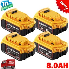 For DeWalt 20V 20 Volt Max 8.0AH Lithium Ion Battery DCB206-2 DCB205 DCB200-2 US