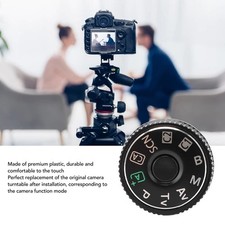 Top Cover Mode Dial Camera Mode Dial Interface Cover Replacement Part for 6D