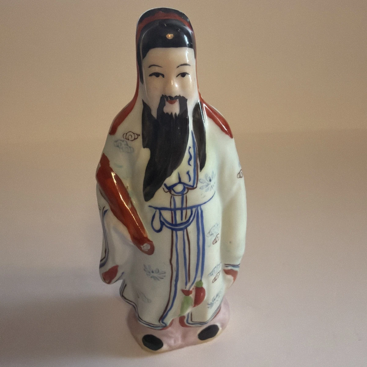 陶瓷男士、女士和儿童蓝色古董中国雕塑、雕像| eBay