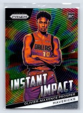 2023-24 Panini Prizm #6 Olivier-Maxence Prosper Instant Impact Mavericks Rookie
