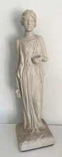 Vintage Resin Ancient Greek Sculpture Figurine HEBE GODDESS of YOUTH 52cm/20.5in
