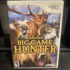 Cabela's Big Game Hunter (Nintendo Wii, 2007) No Manual Tested Working Game Disc