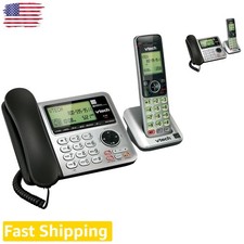 DECT 6.0 Expandable Phone System  Answering Machine, Caller ID  Silver/Black