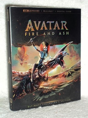 Avatar: Fire & Ash (4K/Blu-ray, 2026) NEW James Cameron action adventure epic 