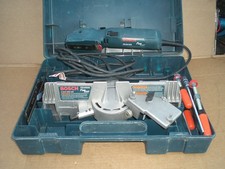 Bosch 1640VS Fine Cut Saw FS2000 Miter box Blades  Clamps & Case