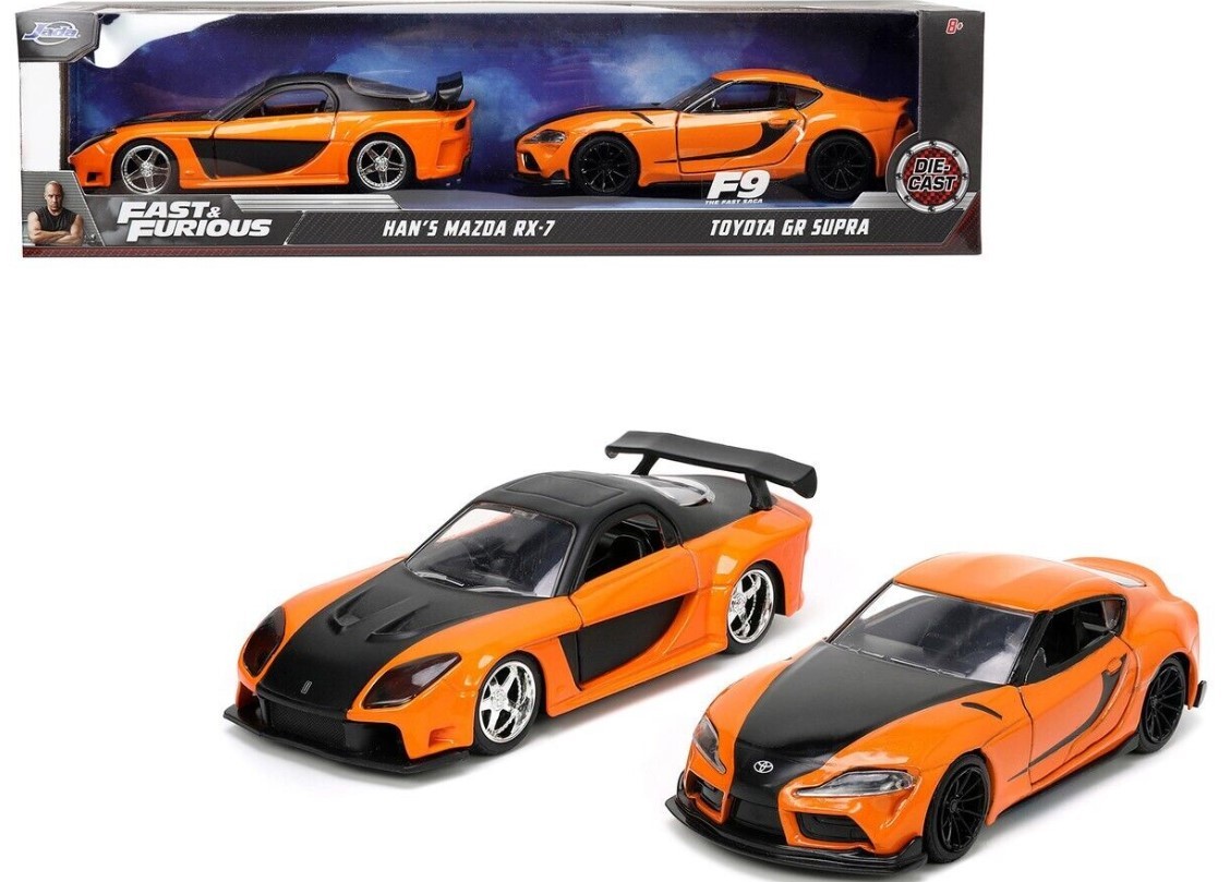 Mazda RX-7 Jada Toys Fast & Furious Miniature Deco de Bureau Metal