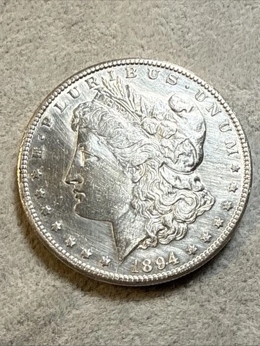 1894-S Morgan Silver Dollar EF Extra Fine Details Cleaned Nice Coin See 7865