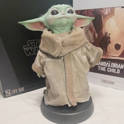 Mandalorian The Child (Grogu) Life-Size Figure by Sideshow Collectibles