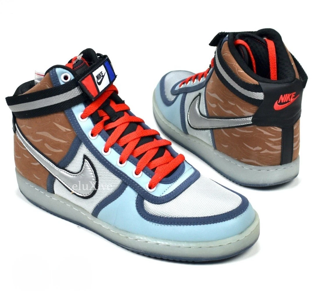 Nike Vandal High Premium in the Grey/Black/Red colorway High Top Men Sz 10 Nike Vandal High Gray 2015 Men main image 4