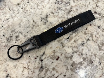 Black Keychain Keyring For Subaru WRX STI Outback Forester
