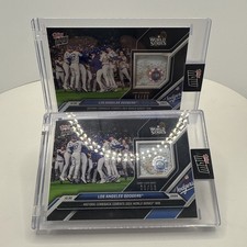 2: 2024 Topps Now Dodgers #885B World Series Game Used Base Relic Black /99