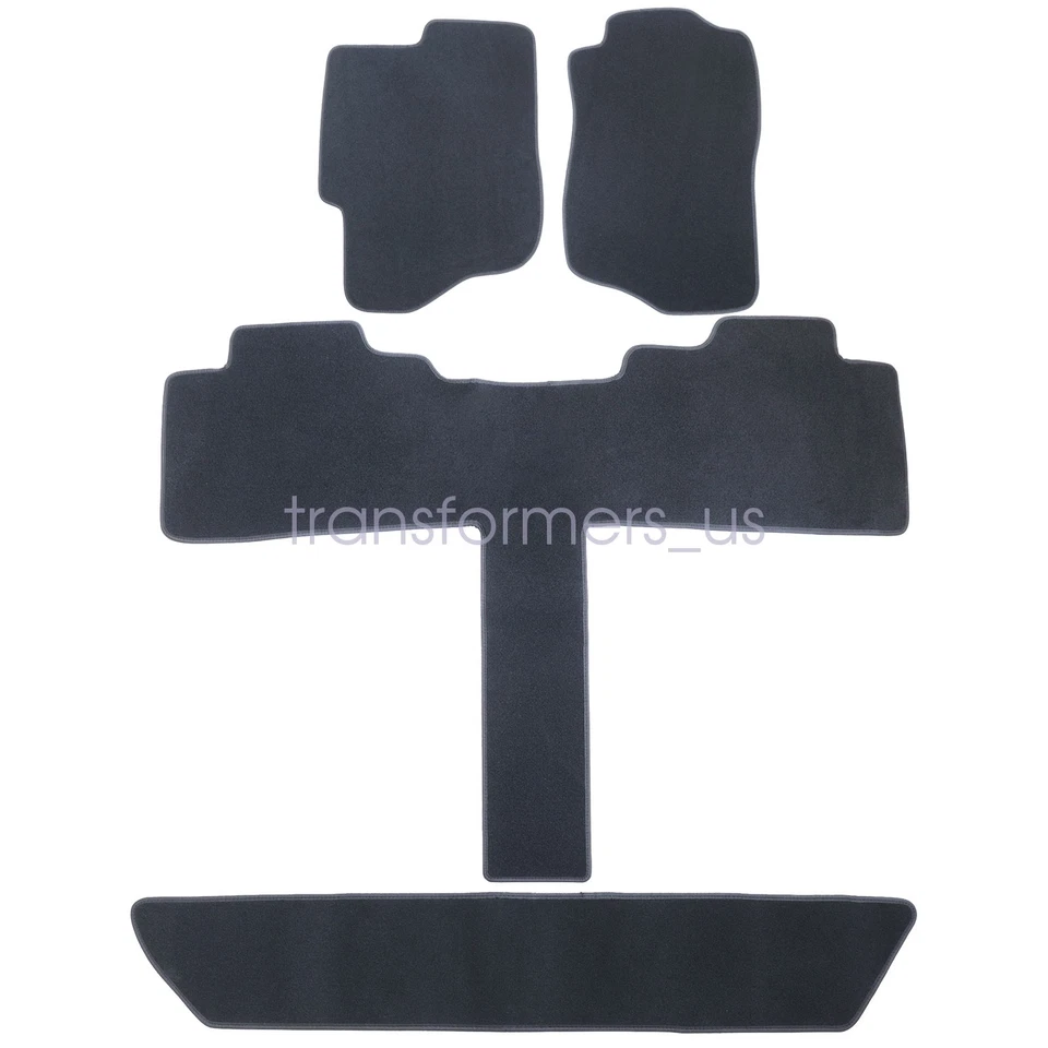 Alfombrillas de terciopelo delanteras y traseras antideslizantes para Cadillac Escalade 2007-2014 Foto 4 de 4