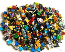 75 PIECES LEGO PARTS BULK LOT Minifigures Torsos Heads Legs Weapons Accessories
