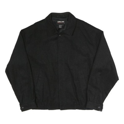 KIRKLAND SIGNATURE Herren Schwarze Jacke 2XL Polyester-Mix Reißverschluss Uni