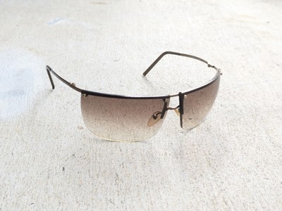 GUCCI Sunglasses GG2410/S Round Brown Gold Interlocking G Designer