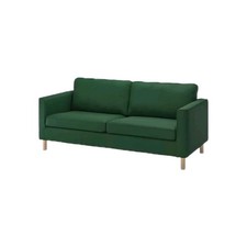 Divano 3 posti Ikea Parup SET COMPLETO SOLO 704.938.19 Vissle verde scuro NUOVO