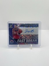 Troy Brown Jr 2018-19 Optic Fast Break Disco Rookie Rc Auto Wizards