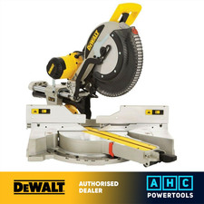 DeWalt DWS780 110v Compound Slide Mitre Saw 305mm XPS Shadow Line