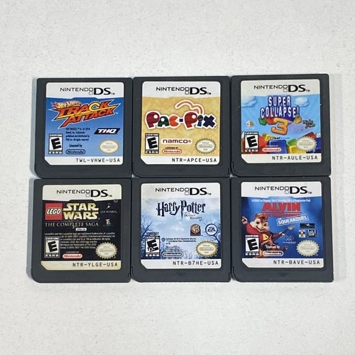Nintendo DS Bundle: Pac-Pix, LEGO Star Wars & More (Games Only)