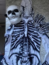 Skeleton Costume Kids L