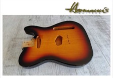 Tele Roasted Swamp Ash Body, 3 Pezzi, Finish 3 Tone Sunburst, Peso 2,69 kg