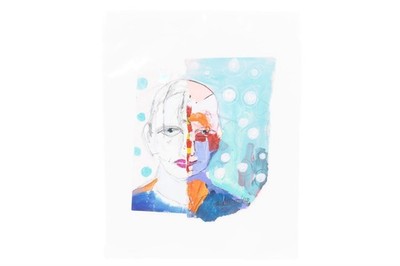Ardith Goodwin (Am., 21st C) Mixed Media Collage