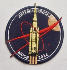 Patch Aufb&uuml;gler Artemis Program Moon 2024 / 9 cm