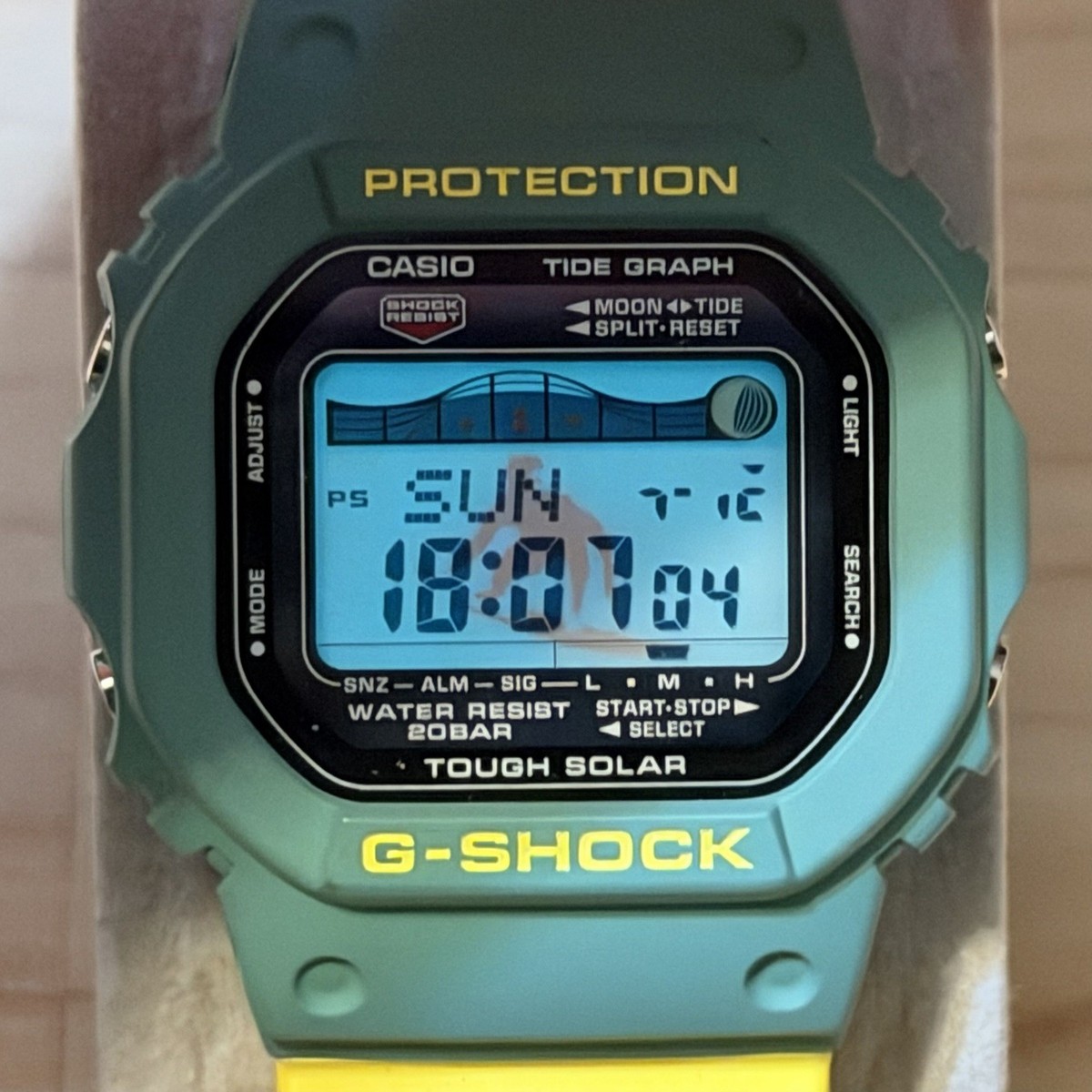 Casio G-Shock GRX-5600SRF-3 Surfrider Foundation Solar Tide