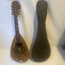 Vintage No. 2 A-Style 8-String Mandolin Brown Natural Wood w/ Case 1920