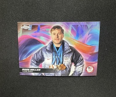 Bode Miller 2026 Topps Chrome U.S. Winter Olympics Helix SSP #HX-20