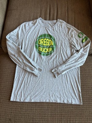 Nike Men s Oregon Ducks Basketball Fast Break T-Shirt Heather Grey XL - EUC!